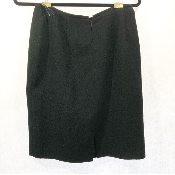 Lafayette 148 New York skirt black size 10 career - Picture 4 of 7